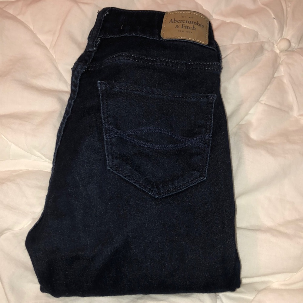 Very Dark Wash Abercrombie Jeans